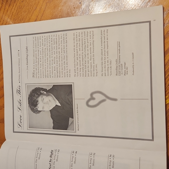 Vintage 1993 Love on The Air Music Book Soap Opera Song Book - Picture 6 of 10